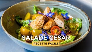 RECETTE SALADE CÉSAR prête en 10 minutes [upl. by Reich435]