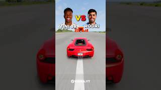 Quem ganha nas faltas Vini JR vs Rodri ⚽ beamng beamngdrivevinijr rodri [upl. by Acalia]