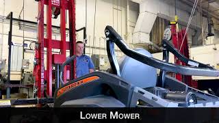 How to Change Oil in a Mower Hydrostatic Transmission  Parker HTEHTJ [upl. by Aioj]