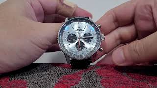 BREITLING NAVITIMER 2022 70TH ANNIVERSARY ICE BLUE REVIEW  BEAUTIFUL ICON [upl. by Phillie]