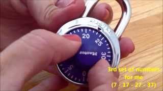 How to Crack Your Master Lock Combo in 3 Easy Steps [upl. by Evelunn]