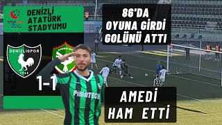 Denizlispor 11 Amedspor  86Dk Oyuna Girdi Golünü Attı Emre Yıldırım Denizli Denizlispor [upl. by Aneeled]