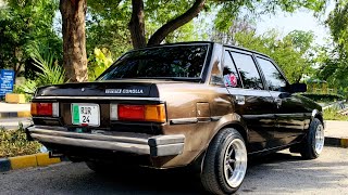 Toyota Corolla GL😍1982 Classic Modified🔥Detail Review  Modified Ke70💥 Pak Rides [upl. by Sidnarb]