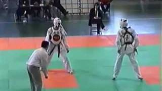 Técnicas de GIRO en Taekwondo Spinning kicks in Taekwondo [upl. by Yruok]