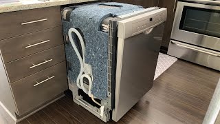 HOW TO install BOSCH 100 series dishwasher [upl. by Maible983]