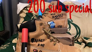 200 SUB SPECIAL CUSTOMIZING FAKE TIMBERLANDS [upl. by Efi440]