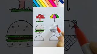 Drawing with Semicircle shorts [upl. by Adihahs]