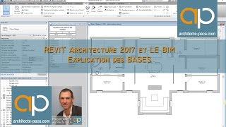 🗼Tutoriel  Le BIM avec REVIT Architecture 2017 en français [upl. by Towbin]