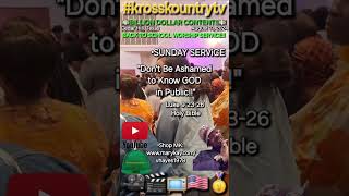 °SUNDAY SERViCE🏆🌎 August 11 2024 🎥🎬📺🇺🇲🥇 krosskountrytv [upl. by Kenn]