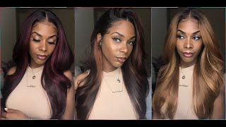 5 Color Showcase  Outre Melted Hairline Synthetic Lace Front Wig  Kamiyah  HAIRSOFLY [upl. by Charyl]