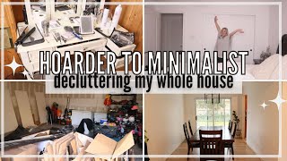 HOARDER TO MINIMALIST 2024  Decluttering my whole house amp sharing my first year Minimalism Journey [upl. by Polito]