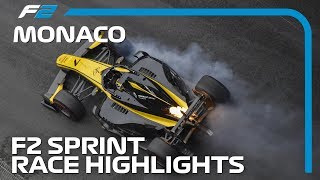 Formula 2 Sprint Race Highlights  2019 Monaco Grand Prix [upl. by Enyluqcaj]