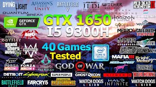 GTX 1650 Laptop  i59300H  Test in 40 Games in 2024  Acer Nitro 5 [upl. by Nareik]