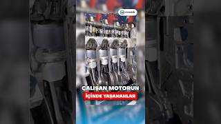 Çalışan motorun içi nasıl görünür short shorts [upl. by Johnathan]