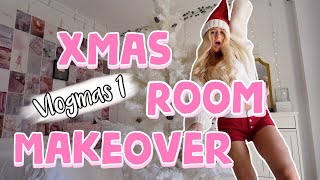 WEIHNACHTEN ROOM MAKEOVER 2023  ROOMTOUR  MaVie Noelle [upl. by Raybin739]