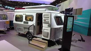 1300kg mini caravan 2024 ERIBA Touring 430 [upl. by Rickard807]