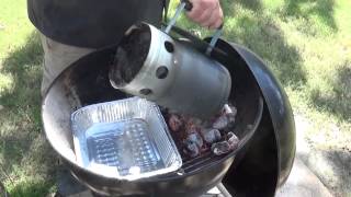 How To Set Up A Charcoal Grill For Smoking [upl. by Ortensia]