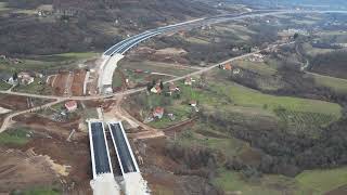 Pakovraće  autoput Miloš Veliki  tunel Laz  03012024  gužva na naplatnoj rampi zbog udesa [upl. by Japha]