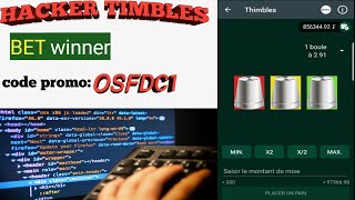 Comment Hacker Thimbles sur Betwinner 1xbet Linebet [upl. by Karlen]