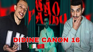 Didine Canon 16  SAO PAULO Reaction🇲🇦🇩🇿 Cherrat  🔥🔥 [upl. by Eberto]