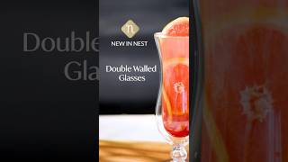 Serve in Style with Nestasia’s DoubleWalled Borosilicate Glasses shorts [upl. by Assanav]