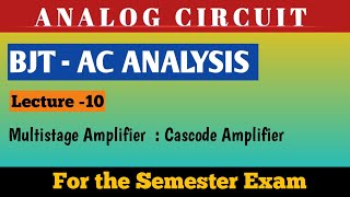 Cascode Amplifier  Multistage Amplifier [upl. by Olathe298]