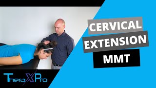 Manual Muscle Test  Cervical Extension [upl. by Annanhoj114]