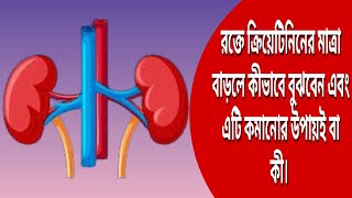 symptoms of high creatinine levels and creatinine control tips in bengali  ক্রিয়েটিনিন বাড়ার লক্ষণ [upl. by Nyladnarb]