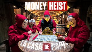 Money Heist Parkour vs POLICE Escape Chase  GOLD RUSH Epic Live Action POV 10 [upl. by Atinod200]