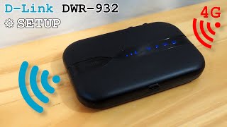 DLink DWR932 portable 4G router WiFi • Unboxing installation configuration and test [upl. by Beaver787]