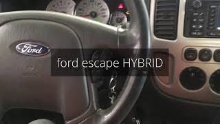 no prende FORD ESCAPE HYBRID 20052008 código P1A10 Powertrain Control Module Engine Disabled [upl. by Taryne870]