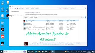 Adobe Acrobat Reader Full Uninstall 2024 [upl. by Wolff132]