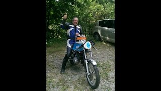 Montée historique des Cévennes 2016 pilote JeanMarc sur 125 RDX [upl. by Komsa760]