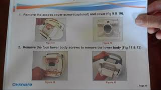 Hayward Pool Vac Disassembly and parts replacement manual section [upl. by Nimrak739]