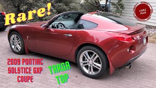 2009 Pontiac Solstice GXP Coupe Removable Hard Top 5Speed Manual Transmission [upl. by Perlman752]