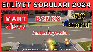 EHLİYET SINAV SORULARI 2024 MART NİSAN 2024 EHLİYET SINAV SORULARI [upl. by Onaivatco702]