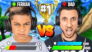 1v1 Vs My Dad For 100000 VBucks 😱 Royalty Gaming [upl. by Simons]