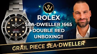 Taking a Look At THE MAGNIFICENT Rolex 1665 Double Red SeaDweller  Official Watches [upl. by Eenhat]