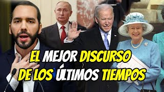 El mejor Discurso PRESIDENCIAL de la Historia de Nayib Bukele [upl. by Irved]