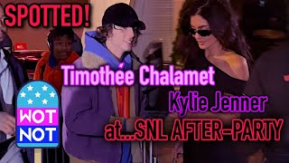 Timothée Chalamet amp Kylie Jenner SNL After Party [upl. by Virgel]