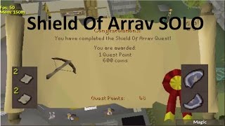 Shield of Arrav SOLO Quest guide OSRS No partner needed [upl. by Naghem]