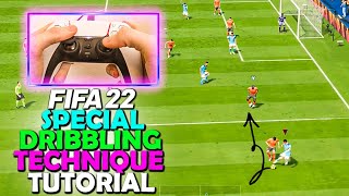 This STRAFEAGILE DRIBBLING TECHNIQUE is VERY EFFECTIVE in FIFA 22  FIFA 22 DRIBBLING TUTORIAL [upl. by Roxie]