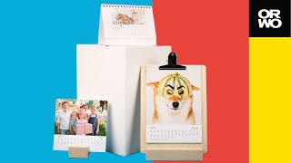 Tischkalender selbst gestalten mit Fotos [upl. by Kerge]