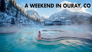 A WEEKEND OF WINTER ADVENTURES IN OURAY COLORADO  The Switzerland Of America [upl. by Puri566]