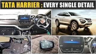 Tata Harrier  Interior amp exterior revealed  everything about harrier till today [upl. by Zetrok]