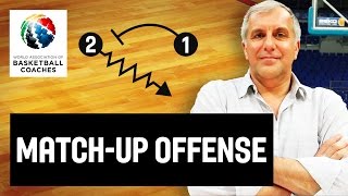 MatchUp Offense  Željko Obradović  Basketball Fundamentals [upl. by Groos]