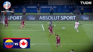 ¡CANADÁ DA EL PRIMER AVISO  Venezuela vs Canadá  Copa América 2024  4tos  TUDN [upl. by Houlberg644]