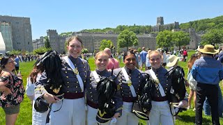 West Point Graduation Parade Class of 2024 Recognized Drop From Formations to Review May 24 2024 [upl. by Danyelle573]