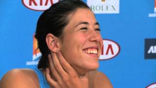 Garbine Muguruza half Spanish half Venezuelan humour [upl. by Tillio714]