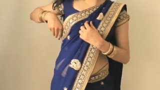 Saree Wearing Method  How To Wear Sari Blouse In Holi ❤️ Festival Special Party Wear Perfect Saree [upl. by Buote523]